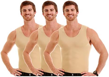 Insta Slim isPro Slimming mišićni tenk gornja majica za kompresiju za muškarce za muškarce
