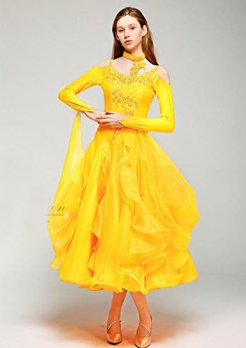 Yumeiren žuta plesna haljina za plesna dvorana plus veličina