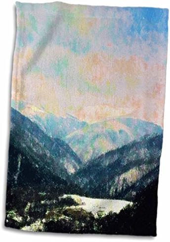 3Drose Florene impresionizam - Mountains Valley N Sky - Ručnici