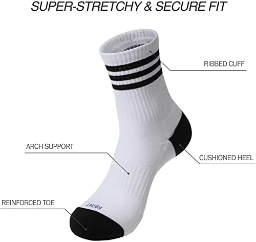 Savršeni kutni podupirač s pamučnom podlogom za vježbanje u teretani sportske čarape za teniski trening Košarka golf trčanje