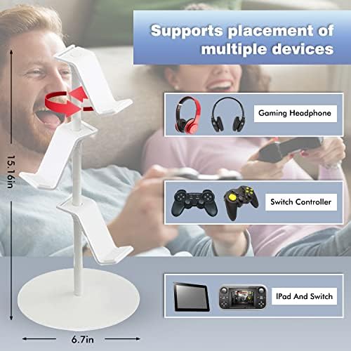 Dyceittdia držač kontrolera igara za kontroler, organizator kontrolera, kontroler igara i držač slušalica, za PS4/PS5/Xbox