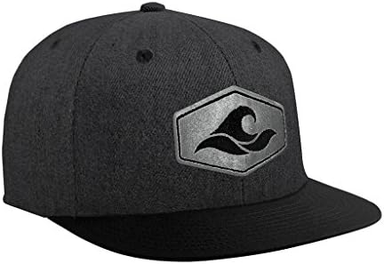 Joe's USA Koloa Surf Hexagon Patch Logo Solid Snapback Hats