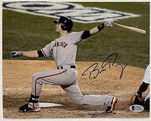 Buster Posey potpisan autografski sjajni 8x10 Photo San Francisco Giants - Beckett bas autentificiran