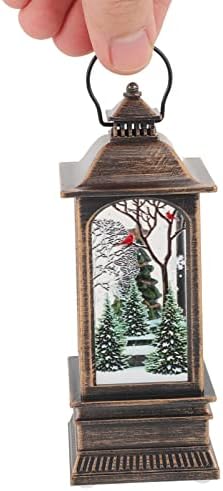 Božićna svjetla osvijetljena crtana Božićna scena viseća svjetiljka ukras dekor