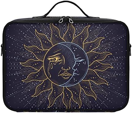 Innewgogo Sunčev mjesec kozmetička torba za žene putopis toaletne vrećice s ručkama naramenica šminke šminke kozmetički organizator