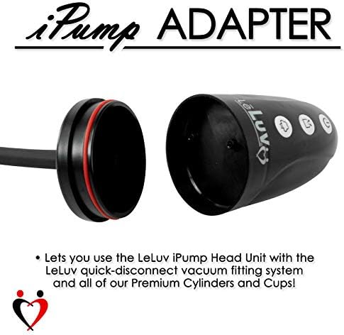 Adapter za LeLuv iPump glavu do leluv brzo -diskona 1/4 Unutarnji promjer vakuumskog sustava - bijeli