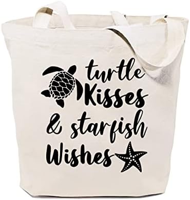 GXVUIS KORISNI KORISS I Zvjezdane ribe želi platno torbu za žene estetske vrećice za ponovno korištenje namirnica djevojke