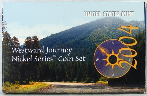 2004 PDS Westward Journey Nickel Series Coin set u originalnom okviru s Coa Nickel Proof i necirkuliranom američkom mentom