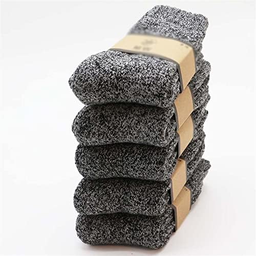 Zimske muške vunene čarape super debele tople zimske Ležerne čarape protiv smrzavanja Harajuku Retro