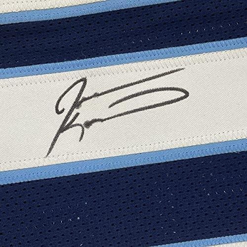 Autografirani/potpisani Jevon Kearse Tennessee Dark Blue nogometni dres JSA CoA