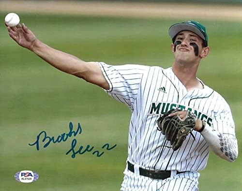 Brooks Lee Minnesota Twins MLB Baseball potpisan 8x10 Auto Photo PSA/DNA 3 - Autografirane MLB fotografije