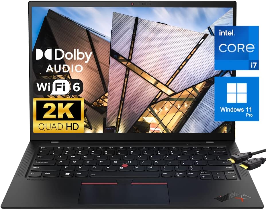 Prijenosno računalo Lenovo ThinkPad X1 Carbon 14, Core i7-1185G7, 16 GB ram - a- 2 TB SSD, ultra-tanki poslovni laptop Tanak,