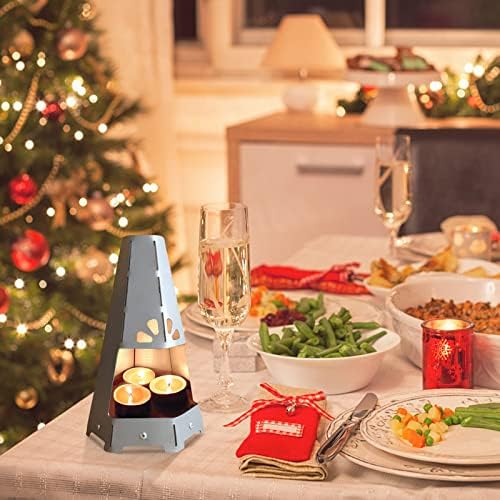 Božićni ukras snježne pahulje Eko lampa grijač stolna ploča grijač za ruke štednjak za svijeće Vatra svijeće kamin stol za