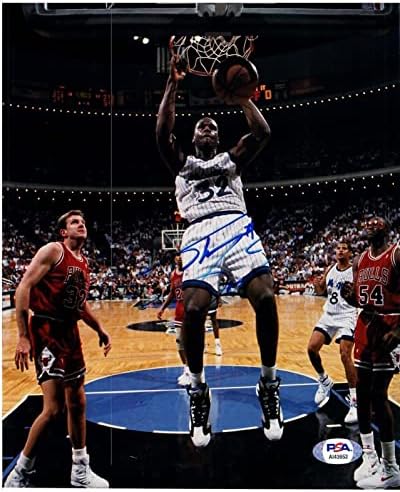 Shaquille O'Neal potpisao 8x10 Photo PSA DNA AI43652 Orlando Magic Rookie Photo - Autographd NBA Photos