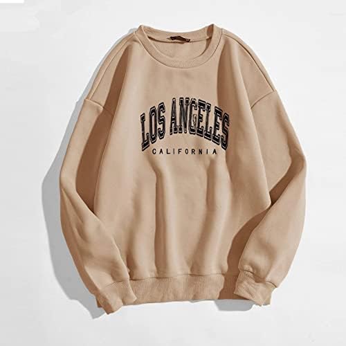 Potton Los Angeles Twichirt Estetičke dukseve grafičke dukseve za žene ženske džempere pulover