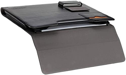 Broonel crni kožni folio futrola - Kompatibilno sa Samsung Galaxy Book2 Laptop 15.6 Laptop