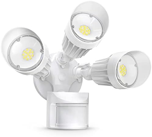 LED sigurnosna svjetla od 4000 USD, vanjski reflektor sa senzorom pokreta, 40 vata, vodootporan od 965, 5000 USD-bijelo dnevno