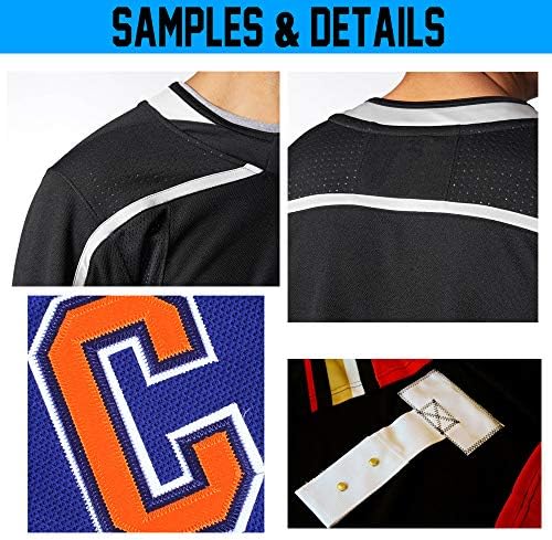 Narančasti hokejaški dres po mjeri za muškarce, žene i mladež od 8 do 8 inča s autentičnim vezenim imenom i brojevima - izradite
