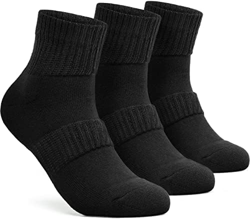 5, 3 para muških i ženskih dijabetičkih čarapa, udobne široke čarape, neobvezujuće, Prozračne pamučne čarape