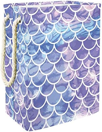 Heterogena lila sirena Vaga 300 inča Oksford PVC vodootporna košara za odjeću velika košara za rublje za deke igračke za