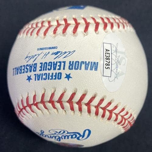 Ernie Banks igramo dva potpisana bejzbol JSA - Autografirani bejzbols
