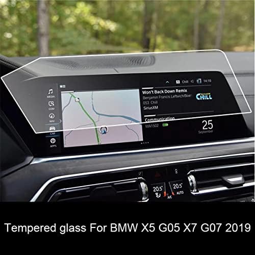 Funiur zaslon s instrumentima zaslona Streamned Stakleni film GPS Speection Film pribor ， za BMW X5 X6 X7 G05 G06 G07 2019