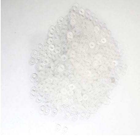 Aexit 3 mm x podloške 7 mm x 1 mm ravna izolacijski plastični perilice bijele ravne perilice 1000 pca