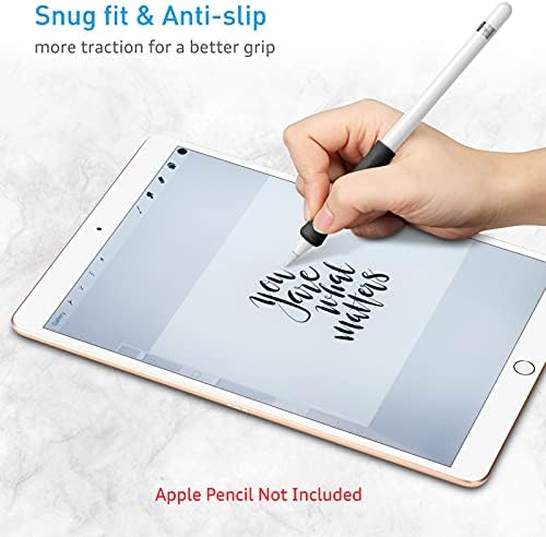 Fintie silikonski držač prianjanja za Apple Pencil 1. 2. generacija, zaštitni pribor za kože s rukavima kompatibilan s Apple