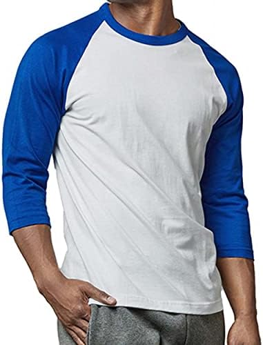 Muška košulja za bejzbol od 3/4 rukave - Cotton Casual Jersey majice Tee Raglan