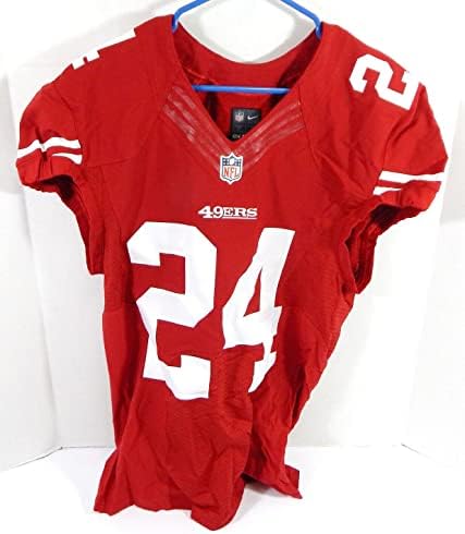 2014. San Francisco 49ers 24 Igra izdana Red Jersey 42 DP35572 - Nepotpisana NFL igra korištena dresova