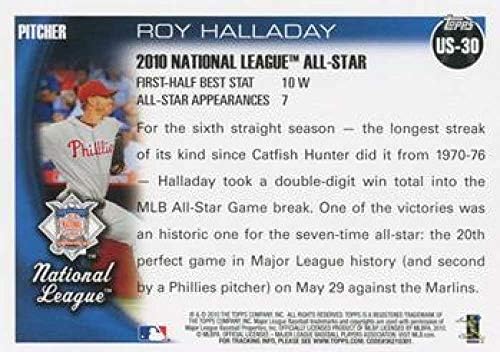 2010 Topps Update US-30 Roy Halladay Philadelphia Phillies MLB BASEBALL CARD NM-MT