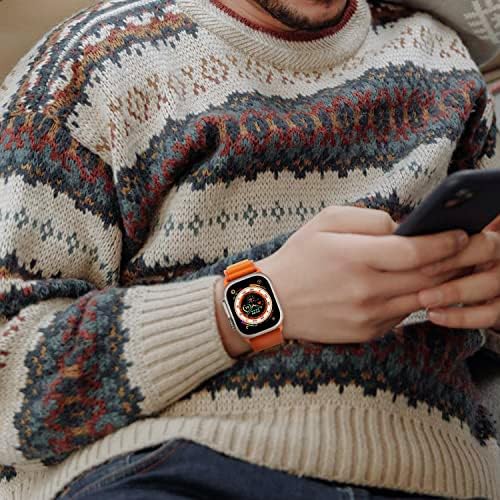 Yipion tekstilni najlon, robusna alpska petlja s metalnim g -jookom kompatibilnim s Apple Watch pojasom 42 mm 44 mm 49 mm
