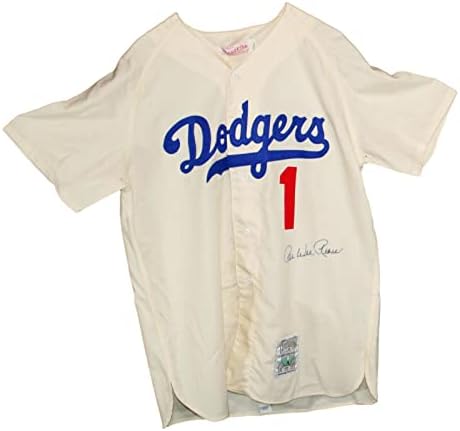 Pee Wee Reese potpisao Autentični Mitchell & Ness Brooklyn Dodgers Jersey PSA/DNK - Autografirani MLB dresovi