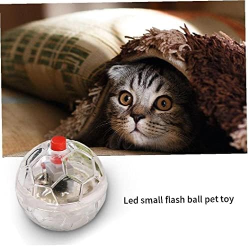 U-K Flash lopta igračka, 2 komada Ghost bljeskalice, osvjetljavanje mačjih psećih kuglica igračka, paranormalna oprema Kuglice