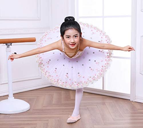 Skisni leotards oridoor djevojke baletna plesna odjeća Sparkle tutu princeza haljina balerine kostimi s rukom bend 4-13y