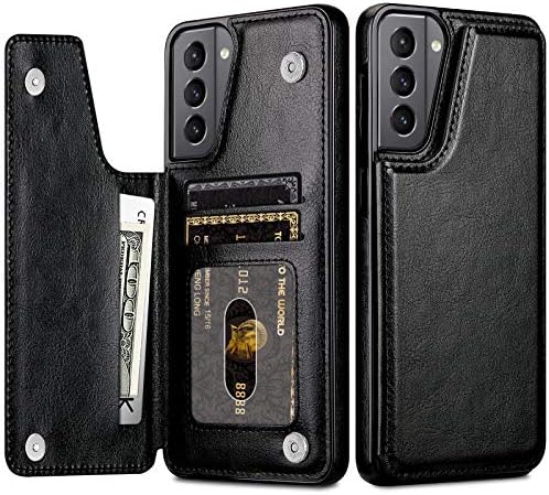 Kompatibilan s torbicom za novčanik od 5 do 6,7 inča s pretincem za kreditne kartice, držačem za Flip Folio, mekim uvezom