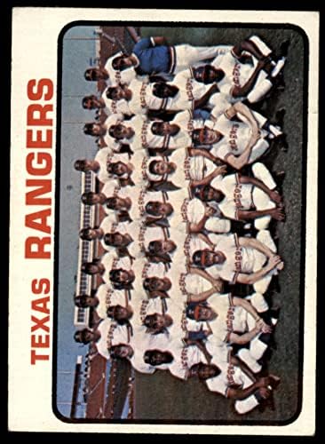 1973. Topps 7 Rangers Team Texas Rangers Ex Rangers