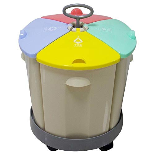 Zukeeljt smeće može klasifikacija kućanstva Četiri plastične bačve za smeće Kuhinja Mini-komercijalno vlažno i suho odvajanje