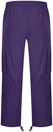 + planinarske hlače za muškarce širokog kroja Plus veličine vanjske hlače s više džepova lagane hlače za ribolov i Safari