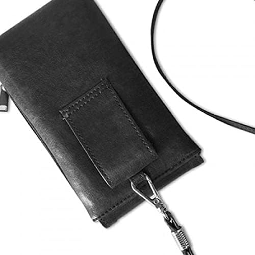 Zeleni utikač kabel za punjenje kabela uzorak telefona torbica za visenje mobilne torbice crni džep