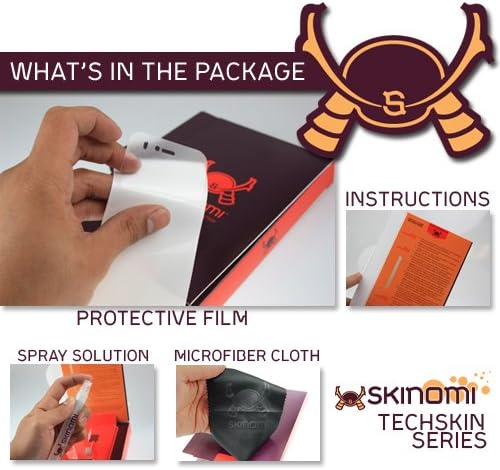 Skinomi ružičasta ugljična vlakna Koža kompatibilna s Kindle Fire HDX 7 inčni Techskin s anti-opterećenim bistrim filmskim