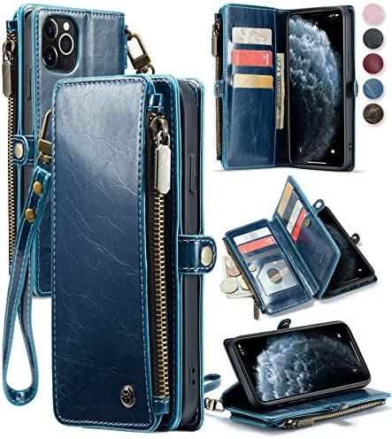 Zaštitna torbica-novčanik za iPhone 11 Pro Max, torbica za iPhone 11 Pro Max za žene-muškarce, luksuzni kožni magnetski flip-remen
