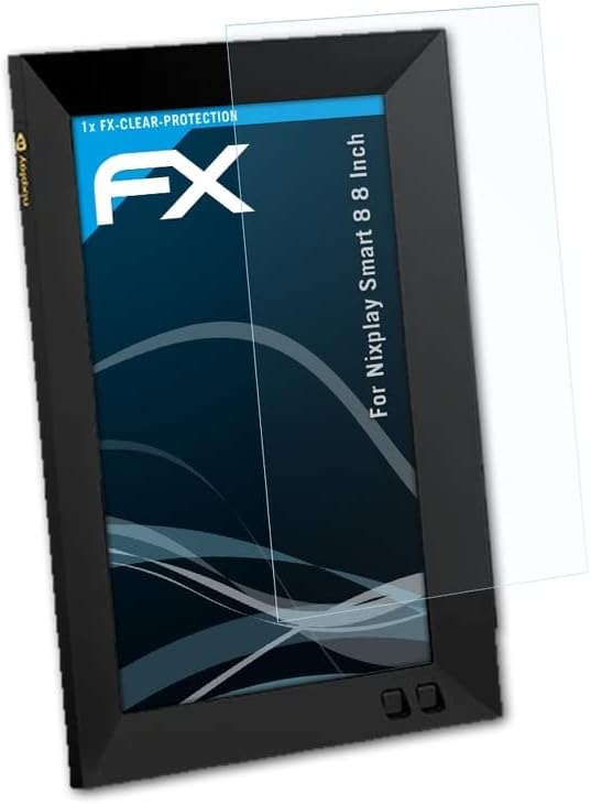 ATFOLIX Zaštita zaslona Film Kompatibilan s Nixplay Smart 8 8 inčni zaslonski zaštitnik, ultra čist FX zaštitni film