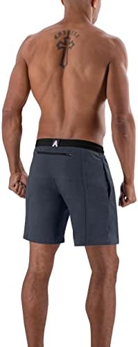 Athem Atletics evolullex trening kratke hlače muškarci 7 -inčni inseam bočni i leđa džepovi - trening, atletski, trčanje,
