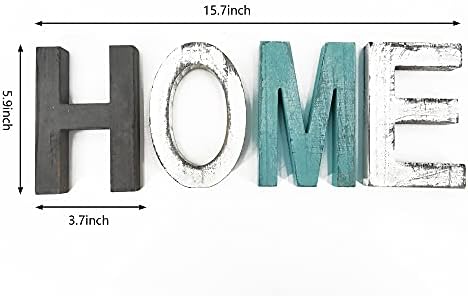 Kućni znak Horezer Wood, Doma za uređenje doma, samostojeća drvena slova, rustikalni kućni znakovi kućna slova Drveni znak