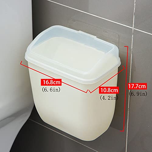 Kante za smeće bucket bucket s bešavnom naljepnicom kanta za smeće kuhinjska kanta za odlaganje bez perforiranog šava