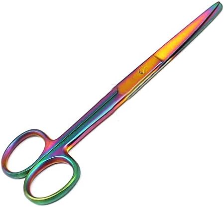 Laja Uvoz multitanium boja Rainbow Operation Scissor Sharp/Blunt 5,5 Ravni nehrđajući čelik