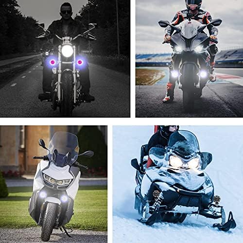 2pcs LED svjetla za maglu 12-85V Duga / kratka dnevna svjetla za duga svjetla, dodatna svjetla za Off-Road motocikle, dodatna
