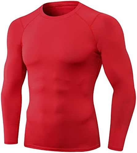 Muška košulja za kompresiju dugih rukava Atletske vježbe majice Top Active Sport Baselayer Undershirt Undershirt Gear Majica