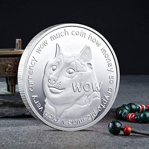 1 oz Zlatni Dogecoin Commumorativni kovanik srebra dogecoin 2021 Ograničeno izdanje Kolekcionarski novčić sa zaštitnim slučajem